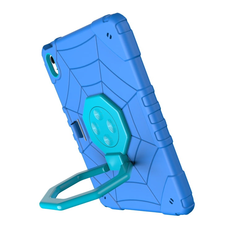 For iPad Air 11 2025 / 2024 Spider Turntable Handle Stress Relief Tablet Case(Blue) - iPad Air 11 2025 / 2024 Cases by PMC TechLife | Online Shopping South Africa | PMC TechLife | Buy Now Pay Later Mobicred