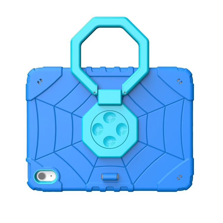 For iPad Air 11 2025 / 2024 Spider Turntable Handle Stress Relief Tablet Case(Blue) - iPad Air 11 2025 / 2024 Cases by PMC TechLife | Online Shopping South Africa | PMC TechLife | Buy Now Pay Later Mobicred