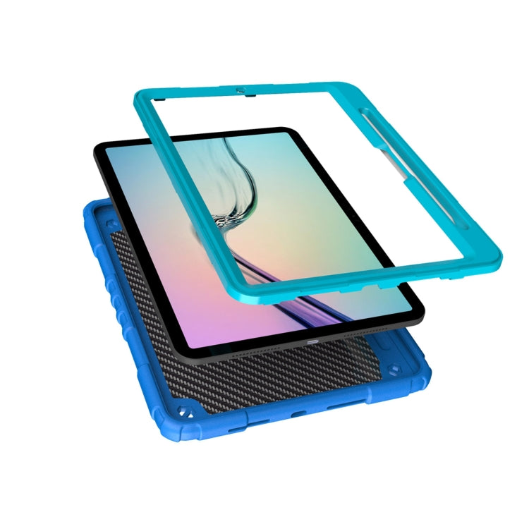 For iPad Pro 11 2024 Spider Turntable Handle Stress Relief Tablet Case(Blue) - iPad Pro 11 2024 Cases by PMC TechLife | Online Shopping South Africa | PMC TechLife | Buy Now Pay Later Mobicred
