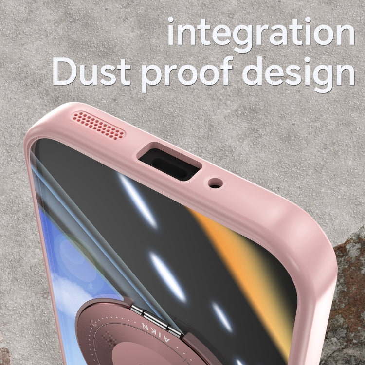 For Google Pixel 9 Pro XL 360 Holder Magsafe Acrylic Hybrid TPU Phone Case(Pink) - Google Cases by PMC TechLife | Online Shopping South Africa | PMC TechLife | Buy Now Pay Later Mobicred