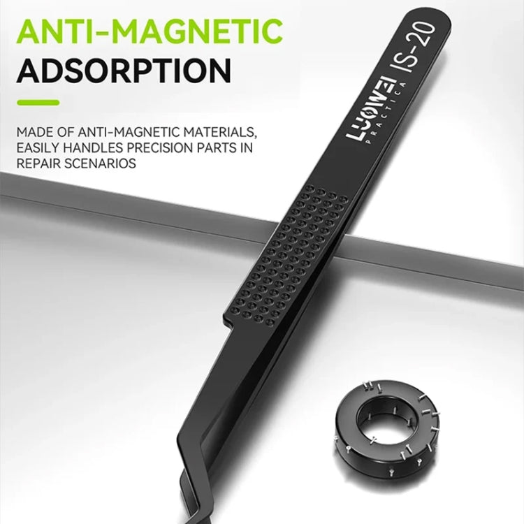 Luowei IS-20 High Precision Flying Line Tin Planting Tweezers - Tweezers by LUOWEI | Online Shopping South Africa | PMC TechLife | Buy Now Pay Later Mobicred