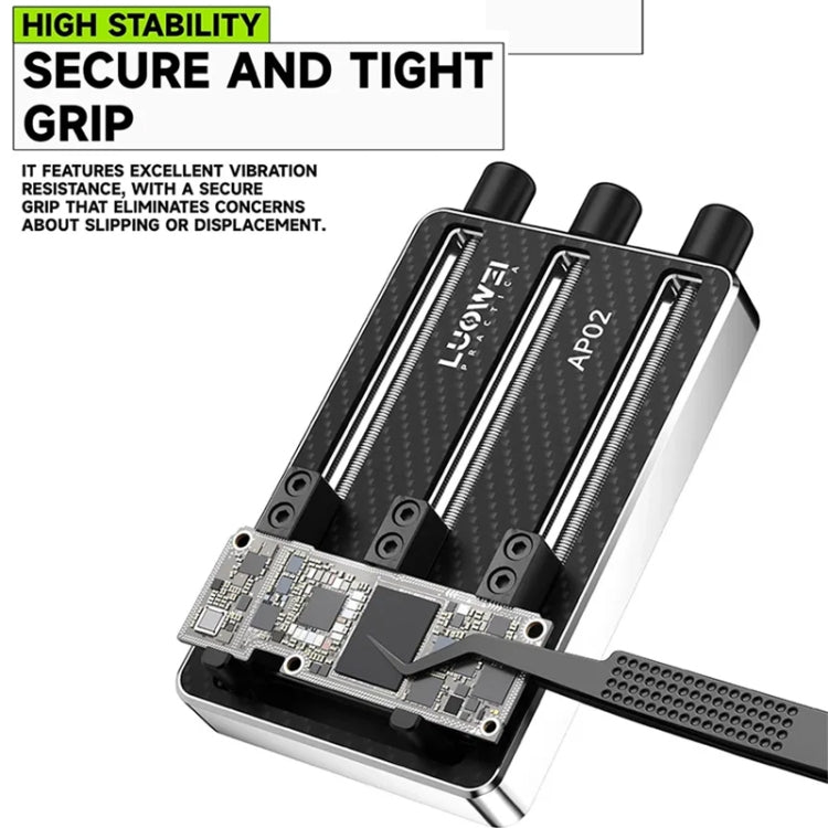 Luowei LW-AP02 Triaxial High-Temperature Carbon Fiber Motherboard Fixture - free shipping - PMC TechLife - Order now!