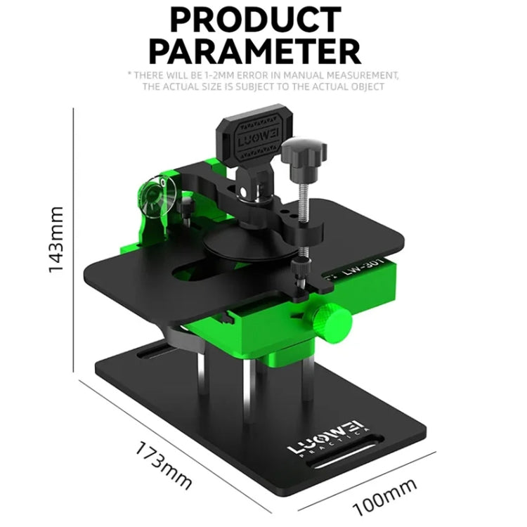 Luowei LW-301 Pro 4 in 1 Phone Screen Separation Fixture with Side Hanging Suction Cup - free shipping - PMC TechLife - Order now!