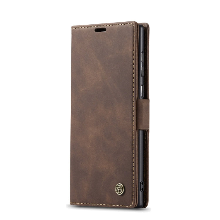 For Samsung Galaxy Note20 CaseMe Multifunctional Horizontal Flip Leather Case, with Card Slot & Holder & Wallet(Coffee) - Galaxy Note20 Cases by CaseMe | Online Shopping South Africa | PMC TechLife | Buy Now Pay Later Mobicred