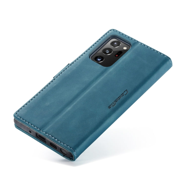 For Samsung Galaxy Note20 Ultra CaseMe Multifunctional Horizontal Flip Leather Case, with Card Slot & Holder & Wallet(Blue) - free shipping - PMC Jewellery - Order now!