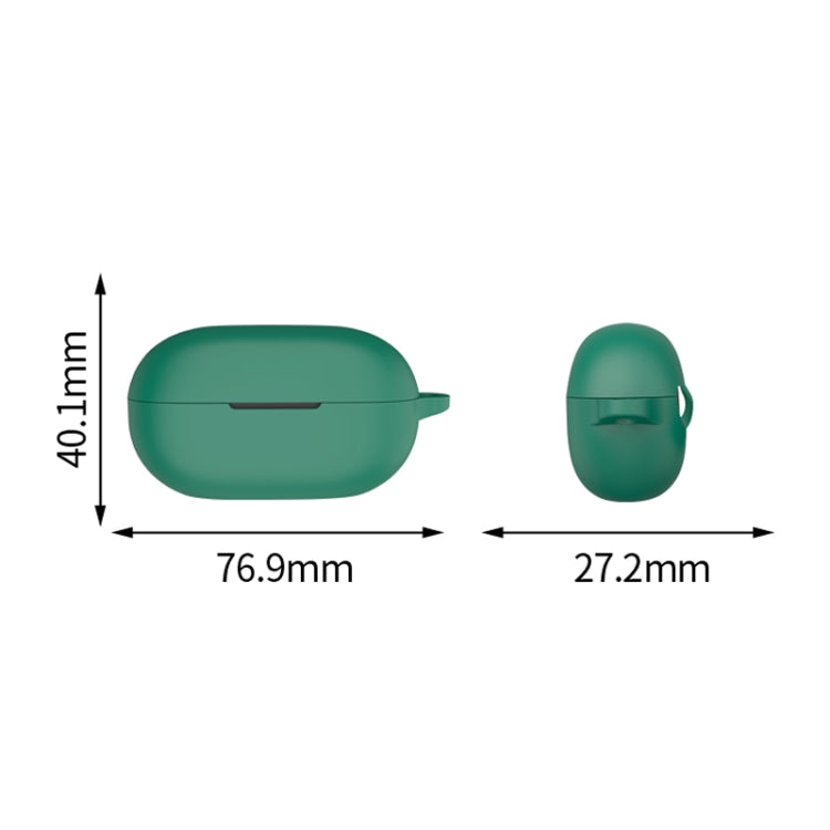 For Beats Solo Buds Wireless Earphones Silicone Protective Case(Dark Green) - Other Case by PMC Jewellery | Online Shopping South Africa | PMC Jewellery | Buy Now Pay Later Mobicred