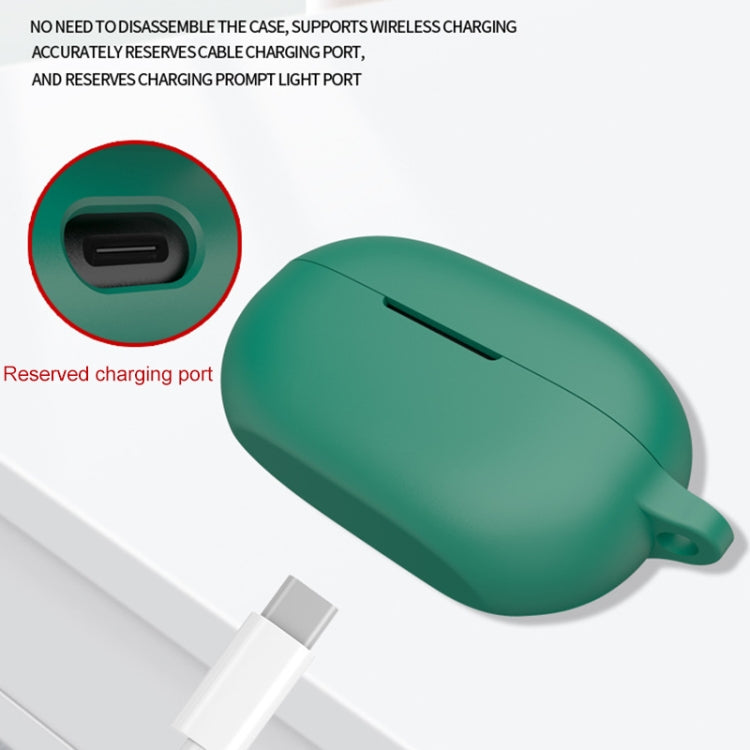 For Beats Solo Buds Wireless Earphones Silicone Protective Case(Dark Green) - Other Case by PMC Jewellery | Online Shopping South Africa | PMC Jewellery | Buy Now Pay Later Mobicred