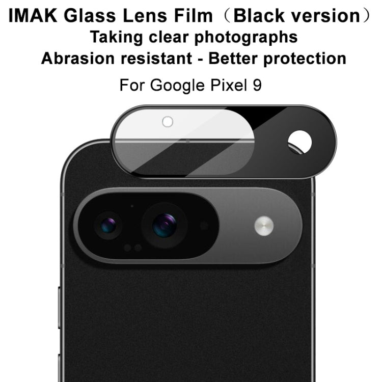 For Google Pixel 9 IMAK Rear Camera Lens Glass Film Black Version - Other by imak | Online Shopping South Africa | PMC TechLife | Buy Now Pay Later Mobicred