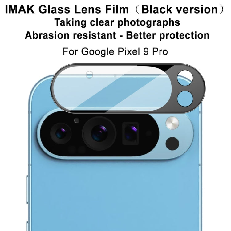 For Google Pixel 9 Pro IMAK Rear Camera Lens Glass Film Black Version - Other by imak | Online Shopping South Africa | PMC TechLife | Buy Now Pay Later Mobicred