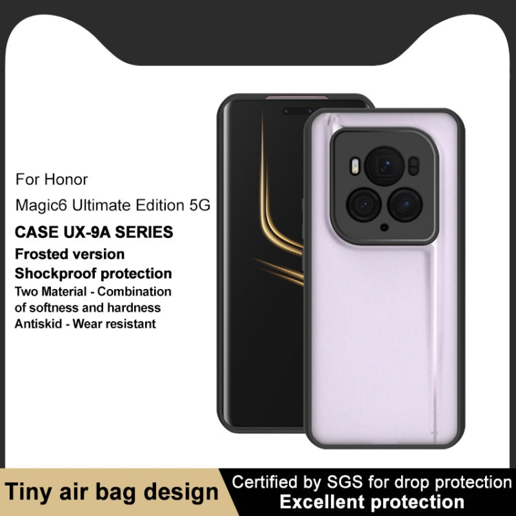 For Honor Magic6 Ultimate imak UX-9A Series Four-corner Airbag Shockproof Frosted PC Phone Case - free shipping - PMC Jewellery - Order now!