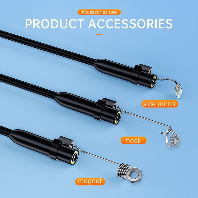 AN112 2 in 1 USB-C / Type-C + 8 Pin Interface 5.5mm HD Industry Endoscope, Length:5m Soft Tube -  by PMC TechLife | Online Shopping South Africa | PMC TechLife | Buy Now Pay Later Mobicred