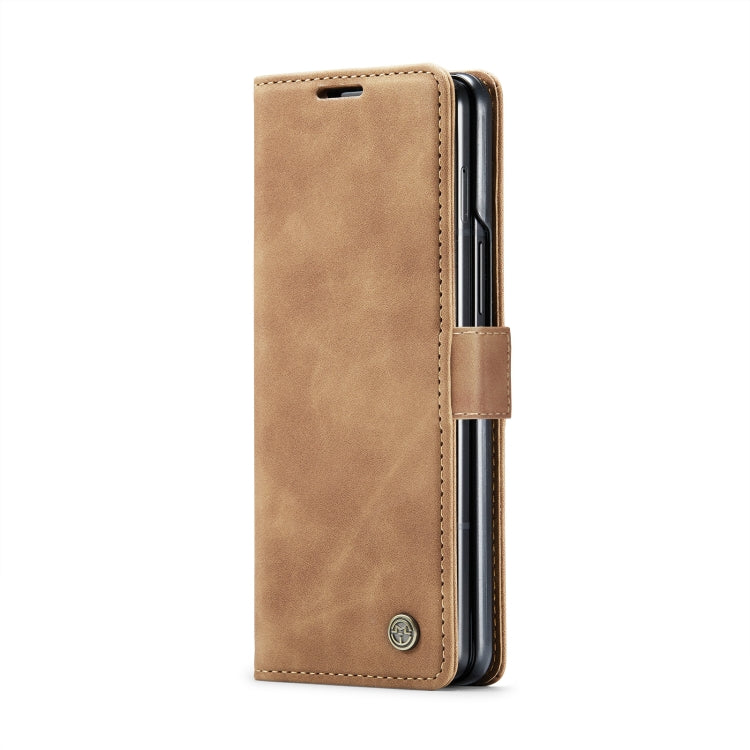For Samsung Galaxy Z Fold6 5G CaseMe 013 Multifunctional Horizontal Flip Leather Phone Case(Brown) - free shipping - PMC Jewellery - Order now!