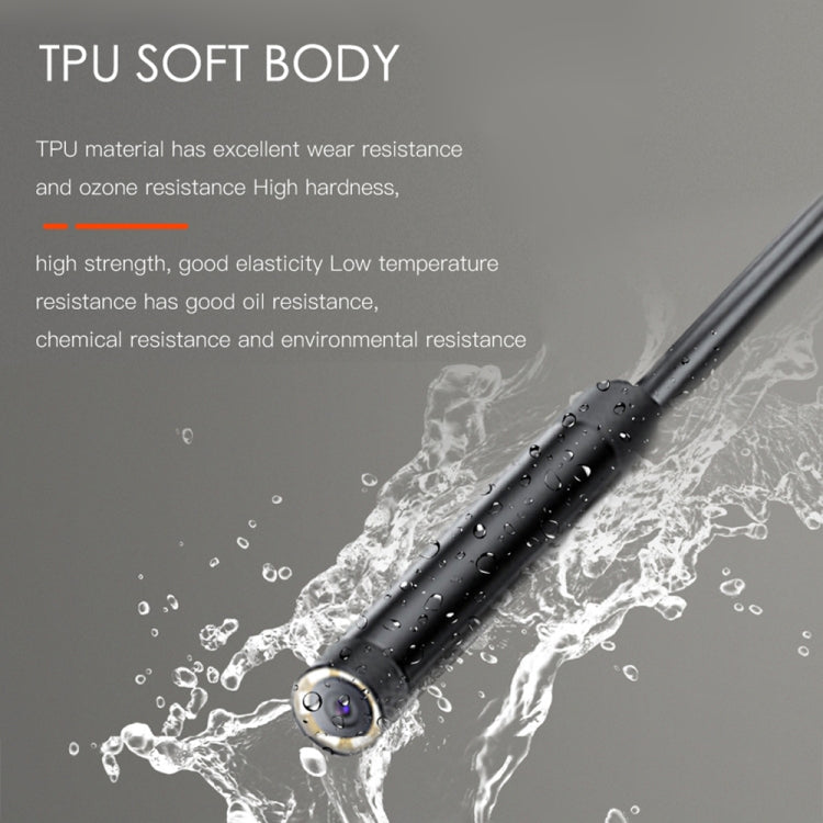 T21 4.5 inch IPS Color Screen 7.9mm Dual Camera Split Hard Cable Industrial Endoscope, Length:10m(Black Red) -  by PMC TechLife | Online Shopping South Africa | PMC TechLife | Buy Now Pay Later Mobicred