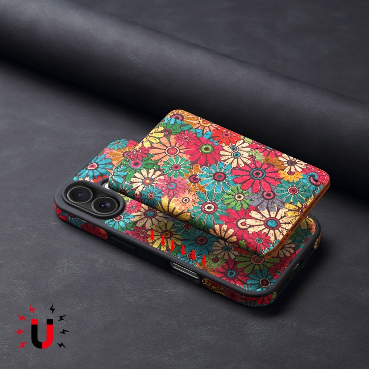 For iPhone 16 Plus MagSafe Detachable Card Slot Holder Phone Case(Green) - iPhone 16 Plus Cases by PMC TechLife | Online Shopping South Africa | PMC TechLife | Buy Now Pay Later Mobicred