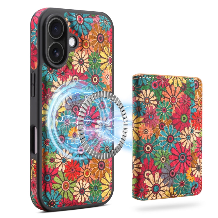 For iPhone 16 Plus MagSafe Detachable Card Slot Holder Phone Case(Green) - iPhone 16 Plus Cases by PMC TechLife | Online Shopping South Africa | PMC TechLife | Buy Now Pay Later Mobicred