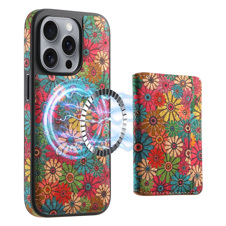 For iPhone 16 Pro Max MagSafe Detachable Card Slot Holder Phone Case(Green) - iPhone 16 Pro Max Cases by PMC TechLife | Online Shopping South Africa | PMC TechLife | Buy Now Pay Later Mobicred