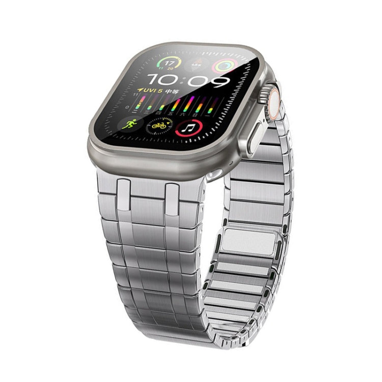 For Apple Watch Ultra 2 49mm Magnetic Stainless Steel Watch Band(Silver) - free shipping - PMc TechLife - Order now!