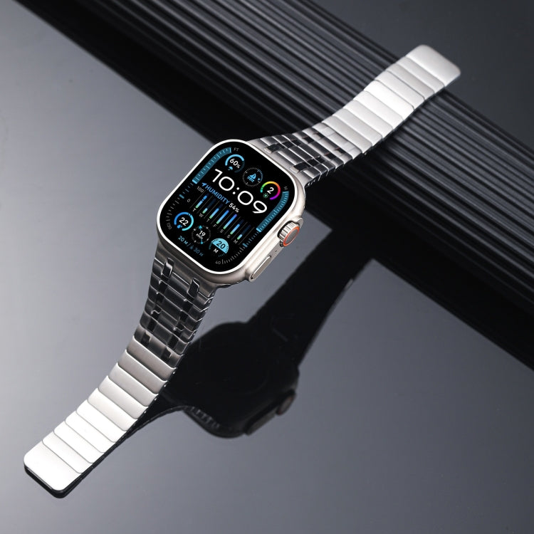 For Apple Watch Ultra 49mm Magnetic Stainless Steel Watch Band(Silver) - free shipping - PMc TechLife - Order now!