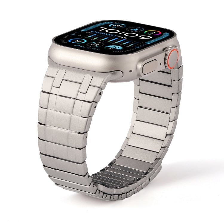 For Apple Watch Series 8 45mm Magnetic Stainless Steel Watch Band(Titanium Gold) - free shipping - PMc TechLife - Order now!