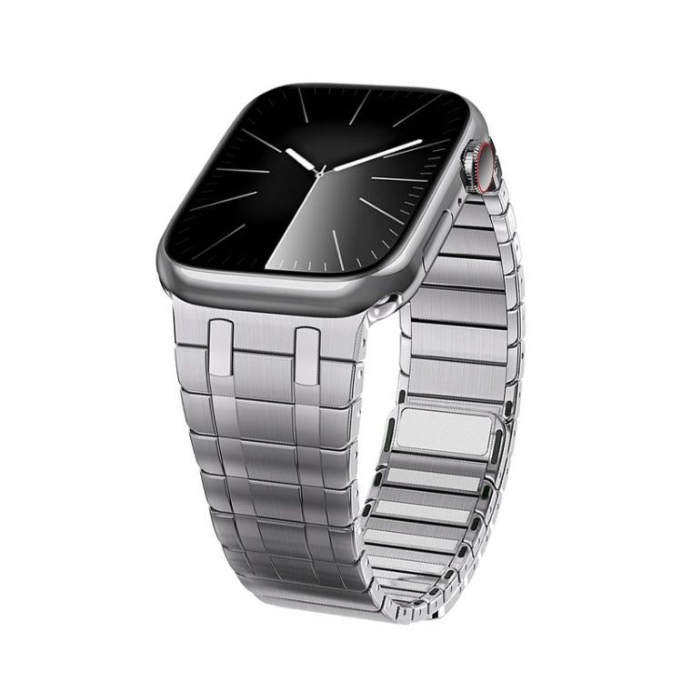 For Apple Watch Series 7 45mm Magnetic Stainless Steel Watch Band(Silver) - free shipping - PMc TechLife - Order now!
