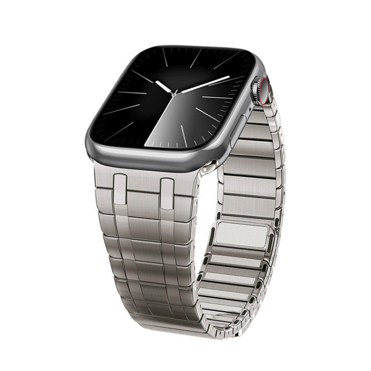 For Apple Watch Series 6 44mm Magnetic Stainless Steel Watch Band(Titanium Gold) - free shipping - PMc TechLife - Order now!