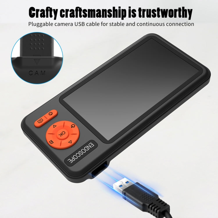 T29 5 inch IPS Screen 3.9mm Single Lens IP67 Waterproof Industrial Endoscope With Bracket, Length:3.5m -  by PMC TechLife | Online Shopping South Africa | PMC TechLife | Buy Now Pay Later Mobicred