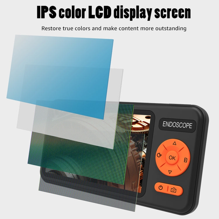 T29 5 inch IPS Screen 8mm Single Lens IP67 Waterproof Industrial Endoscope With Bracket, Length:1m -  by PMC TechLife | Online Shopping South Africa | PMC TechLife | Buy Now Pay Later Mobicred