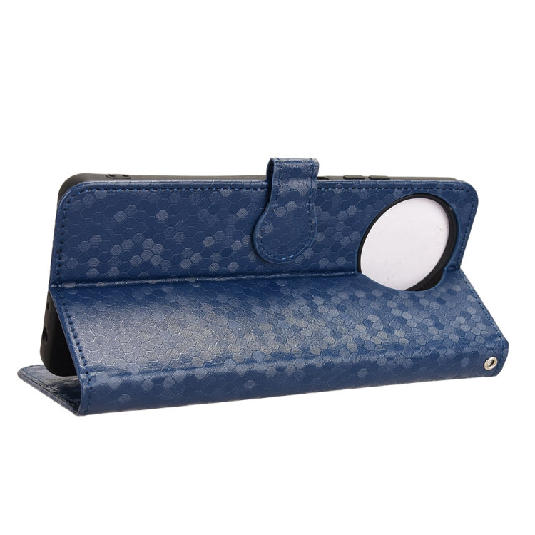 For Blackview Shark 8 Honeycomb Dot Texture Leather Phone Case(Blue) - More Brand by PMC TechLife | Online Shopping South Africa | PMC TechLife | Buy Now Pay Later Mobicred