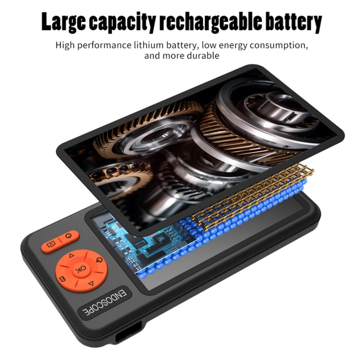 T29 5 inch IPS Screen 5.5mm Dual Lens IP67 Waterproof Industrial Endoscope With Bracket, Length:2m -  by PMC TechLife | Online Shopping South Africa | PMC TechLife | Buy Now Pay Later Mobicred