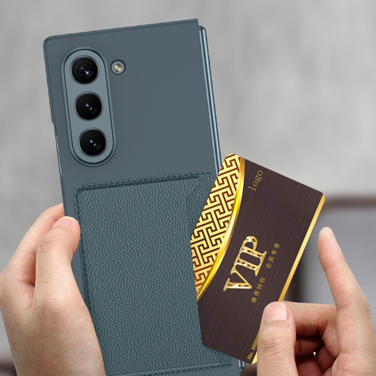 For Samsung Galaxy Z Fold6 GKK Integrated Ultra-thin Card Slots Phone Case(Carbon Fiber Texture) - free shipping - PMC Jewellery - Order now!