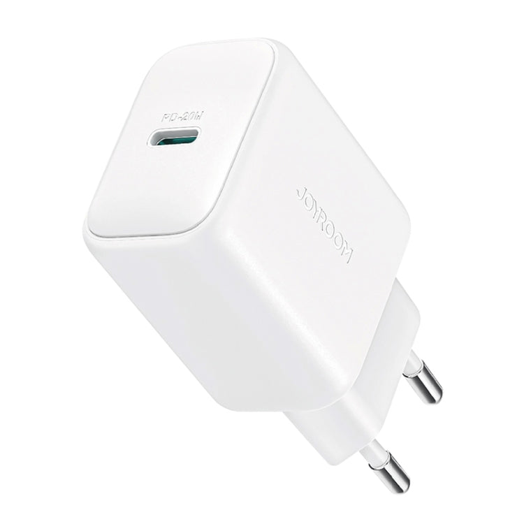 JOYROOM JR-TCF20 PD20W USB-C / Type-C Port Charger, Plug:EU Plug(White) - free shipping - PMC Jewellery - Order now!