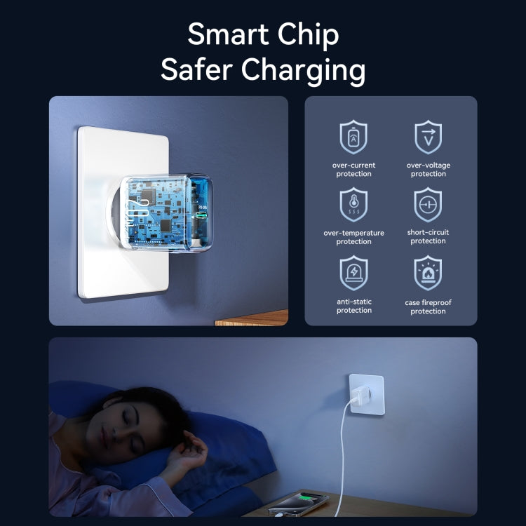 JOYROOM JR-TCF20 PD20W USB-C / Type-C Port Charger, Plug:EU Plug(White) - free shipping - PMC Jewellery - Order now!