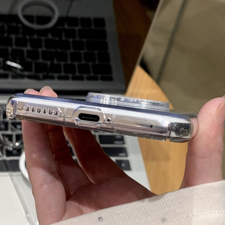 For Huawei Pura 70 MagSafe Magnetic Full Coverage Transparent PC Phone Case(Black) - free shipping - PMC Jewellery - Order now!