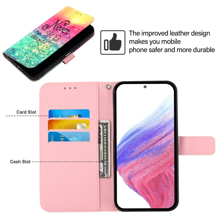 For Samsung Galaxy S25 5G 3D Painting Horizontal Flip Leather Phone Case(Chasing Dreams) - Galaxy S25 5G Cases by PMC Jewellery | Online Shopping South Africa | PMC Jewellery | Buy Now Pay Later Mobicred
