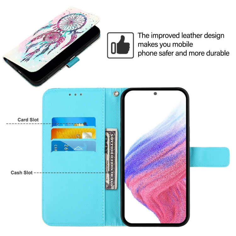 For Samsung Galaxy S25 5G 3D Painting Horizontal Flip Leather Phone Case(Color Drop Wind Chimes) - free shipping - PMC Jewellery - Order now!