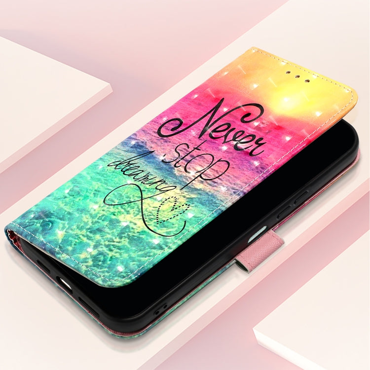 For Samsung Galaxy S25+ 5G 3D Painting Horizontal Flip Leather Phone Case(Chasing Dreams) - Galaxy S25+ 5G Cases by PMC Jewellery | Online Shopping South Africa | PMC Jewellery | Buy Now Pay Later Mobicred