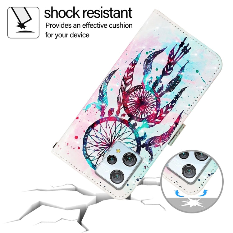 For Blackview A53 3D Painting Horizontal Flip Leather Phone Case(Color Drop Wind Chimes) - free shipping - PMC TechLife - Order now!