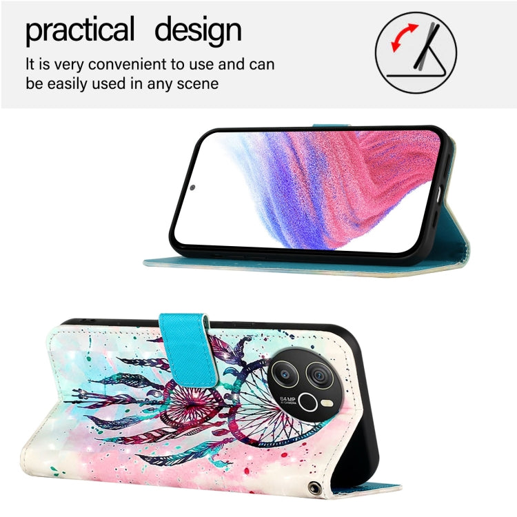 For Blackview Shark 8 3D Painting Horizontal Flip Leather Phone Case(Color Drop Wind Chimes) - More Brand by PMC TechLife | Online Shopping South Africa | PMC TechLife | Buy Now Pay Later Mobicred