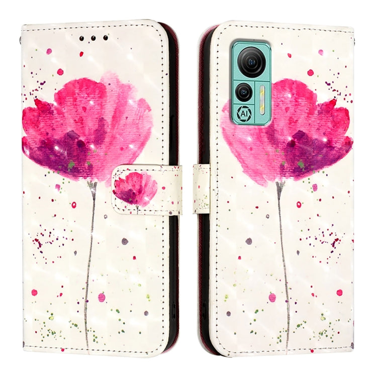 For Ulefone Note 14 3D Painting Horizontal Flip Leather Phone Case(Flower) - Ulefone Cases by PMC Jewellery | Online Shopping South Africa | PMC Jewellery | Buy Now Pay Later Mobicred