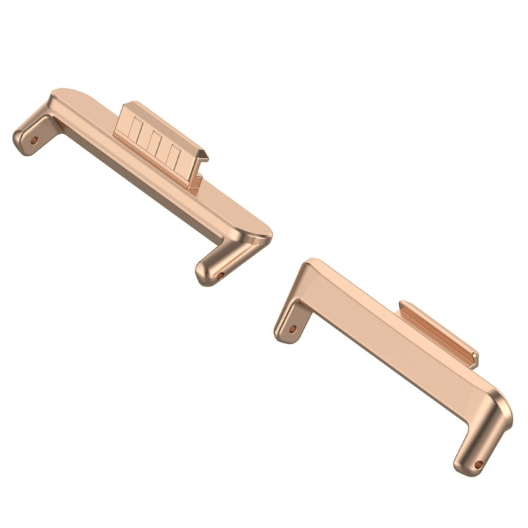 For Huawei Watch Fit3 20mm 1 Pair Zinc Alloy Metal Watch Band Connector(Rose Gold) - free shipping - PMc TechLife - Order now!