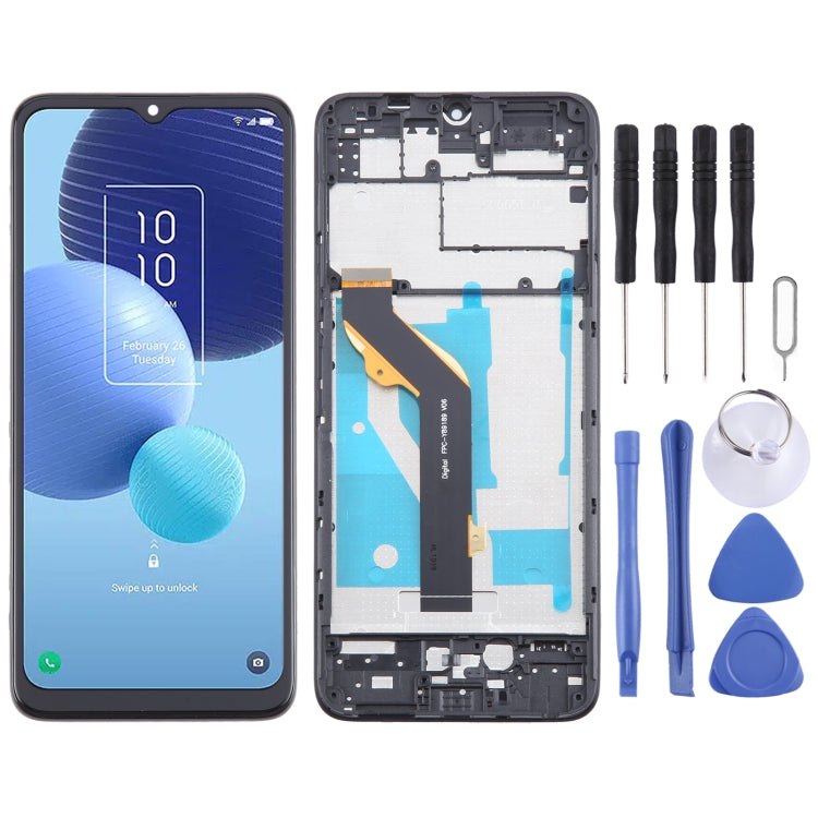 For TCL 406 T506K OEM LCD Screen Digitizer Full Assembly with Frame - For TCL by PMC TechLife | Online Shopping South Africa | PMC TechLife | Buy Now Pay Later Mobicred