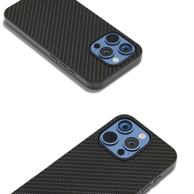 For iPhone 16 Pro Carbon Fiber Texture Protective Phone Case(Black) - iPhone 16 Pro Cases by PMC TechLife | Online Shopping South Africa | PMC TechLife | Buy Now Pay Later Mobicred