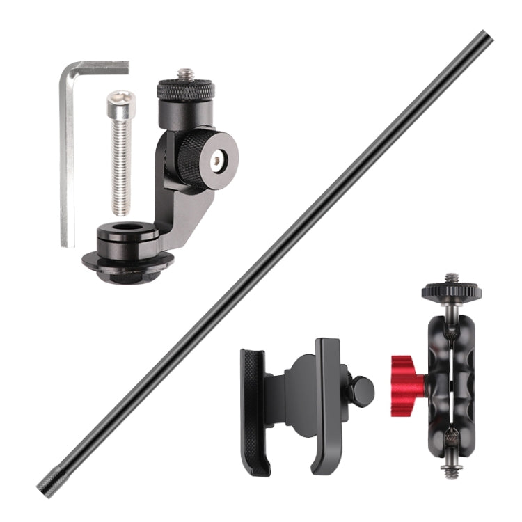 Bicycle Handlebar Holder Pea Clip Phone Clamp 50cm Rod Set - Bicycle Handlebar Mount by PMC TechLife | Online Shopping South Africa | PMC TechLife | Buy Now Pay Later Mobicred