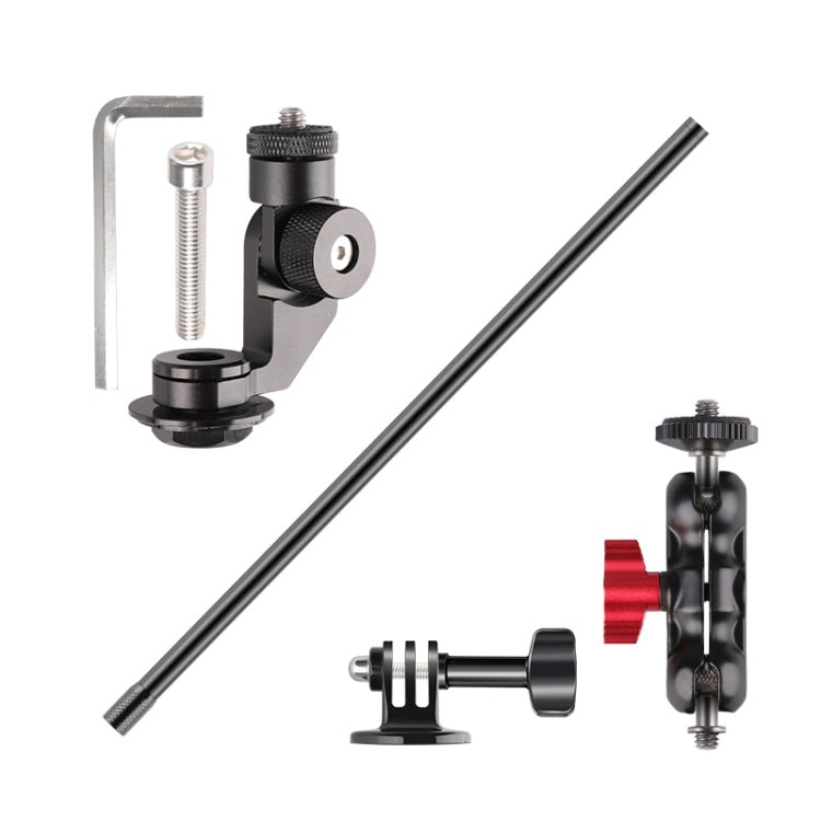 Bicycle Handlebar Holder Pea Clip Adapter 40cm Rod Set - Bicycle Handlebar Mount by PMC TechLife | Online Shopping South Africa | PMC TechLife | Buy Now Pay Later Mobicred