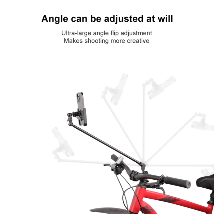 Bicycle Handlebar Holder Pea Clip Phone Clamp 50cm Rod Set - Bicycle Handlebar Mount by PMC TechLife | Online Shopping South Africa | PMC TechLife | Buy Now Pay Later Mobicred