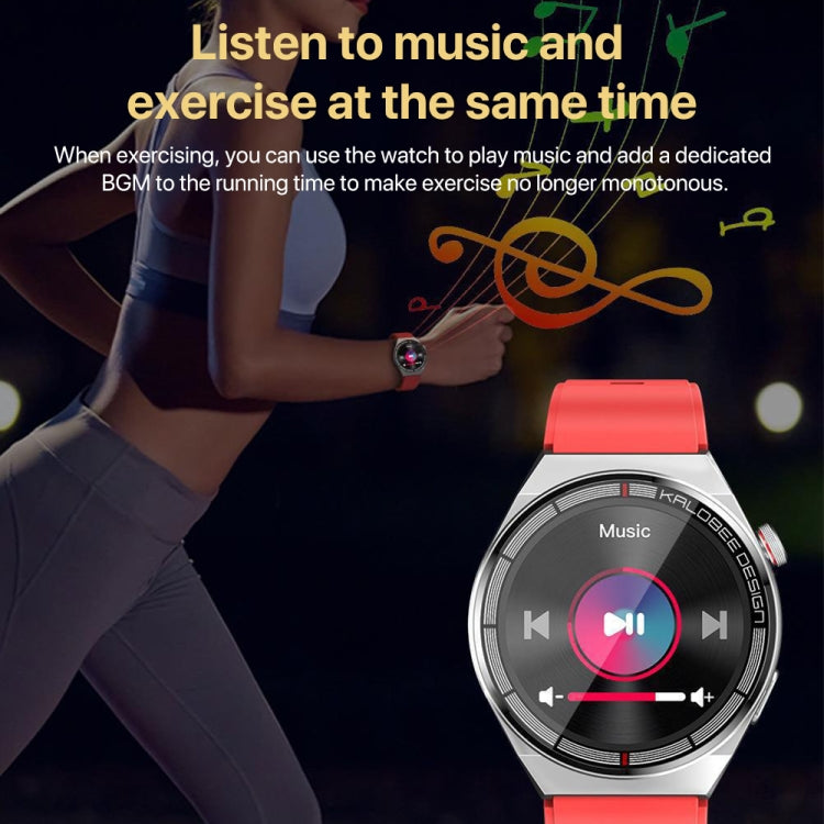 1.3 inch Silicone Band IP68 Waterproof Smart Watch Support Bluetooth Call(Red) - Smart Watches by PMC TechLife | Online Shopping South Africa | PMC TechLife | Buy Now Pay Later Mobicred