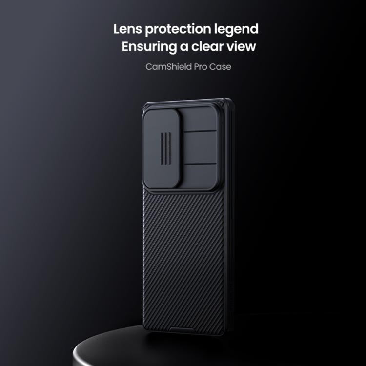 For Samsung Galaxy S25 Ultra 5G NILLKIN Black Mirror Pro Series Camshield PC Phone Case(Black) - Galaxy S25 Ultra 5G Cases by NILLKIN | Online Shopping South Africa | PMc TechLife | Buy Now Pay Later Mobicred