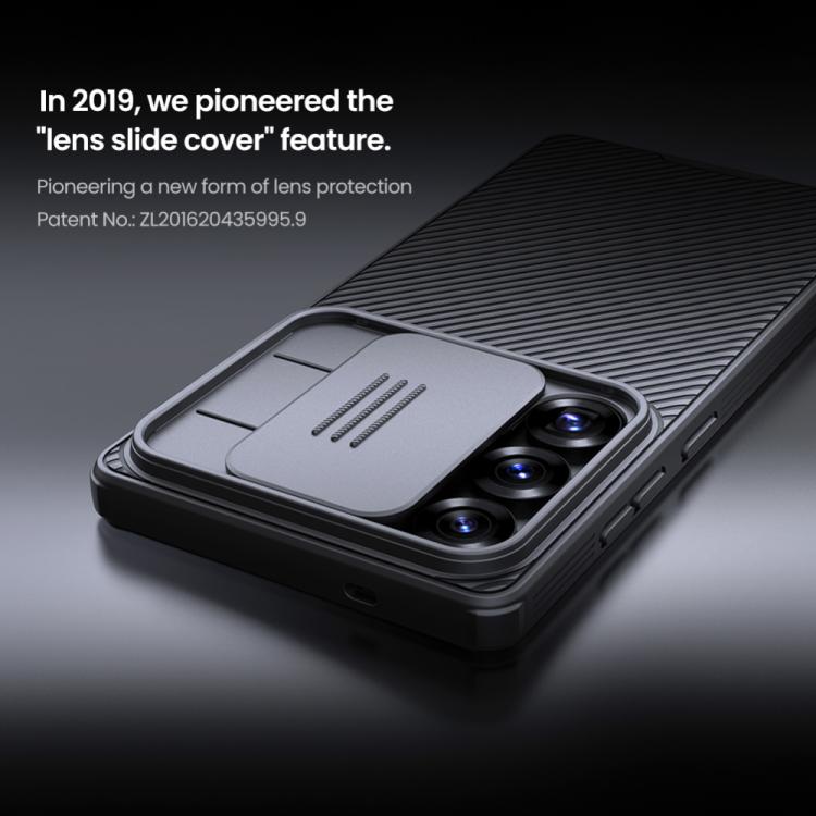 For Samsung Galaxy S25 Ultra 5G NILLKIN Black Mirror Pro Series Camshield PC Phone Case(Black) - Galaxy S25 Ultra 5G Cases by NILLKIN | Online Shopping South Africa | PMc TechLife | Buy Now Pay Later Mobicred