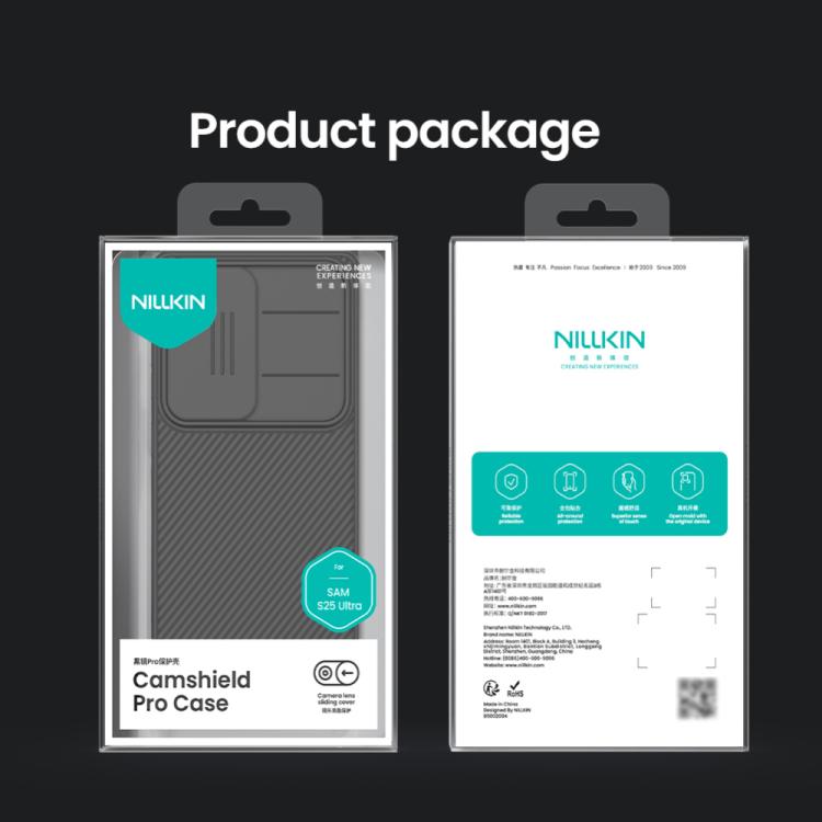 For Samsung Galaxy S25 Ultra 5G NILLKIN Black Mirror Pro Series Camshield PC Phone Case(Blue) - Galaxy S25 Ultra 5G Cases by NILLKIN | Online Shopping South Africa | PMc TechLife | Buy Now Pay Later Mobicred