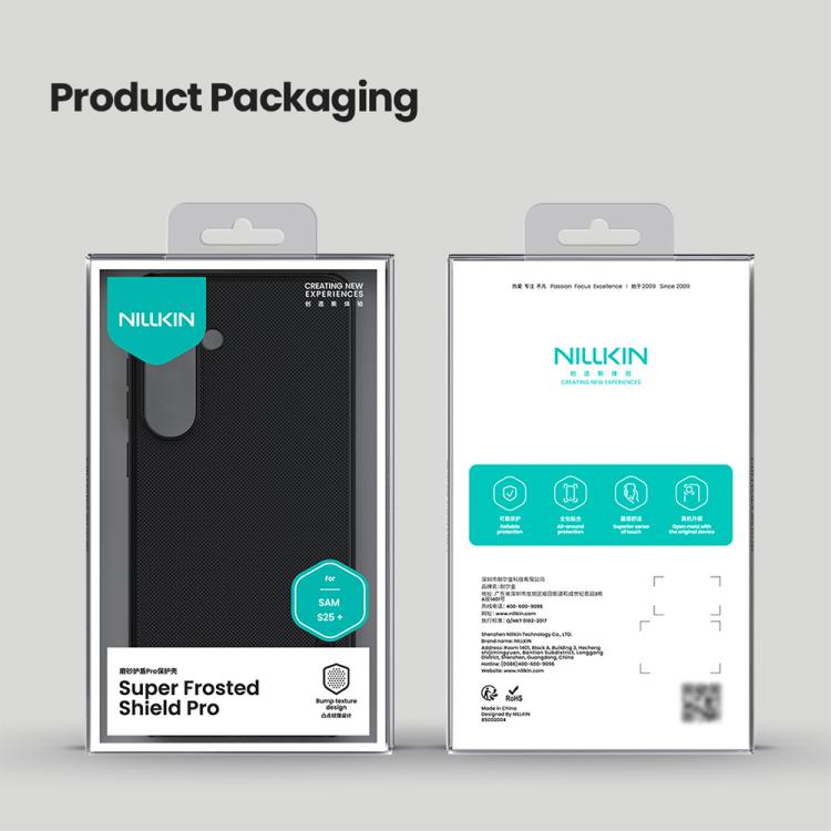 For Samsung Galaxy S25+ 5G NILLKIN Frosted Shield Pro PC + TPU Phone Case(Green) - free shipping - PMc TechLife - Order now!